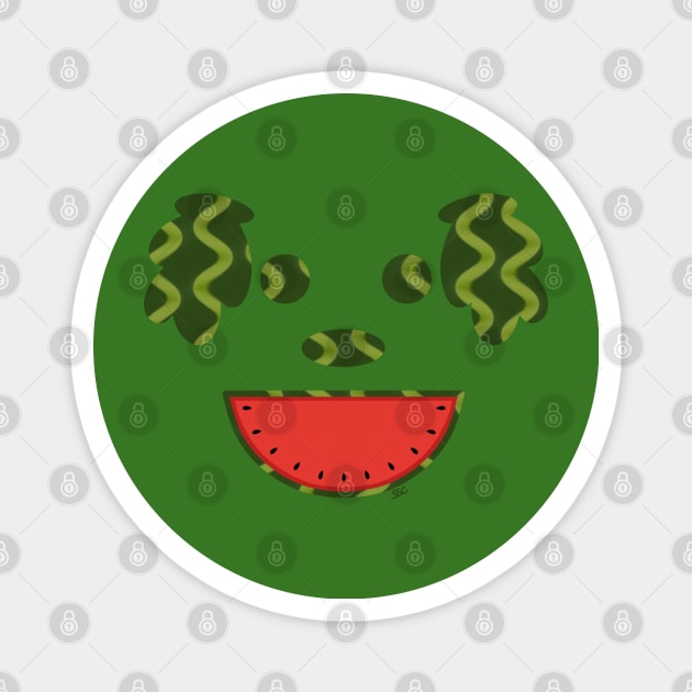 Melon Dog Magnet by SpectreSparkC